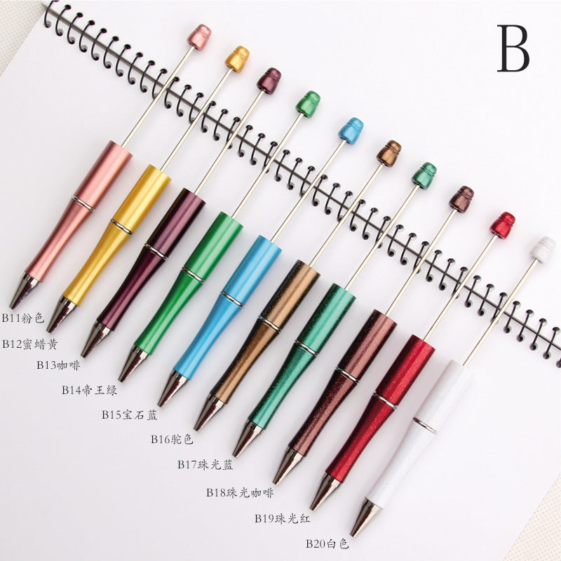 Wholesale Beadable Pens 100pcs Plastic DIY for Beaded Pens